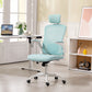 Ergonomic Mesh Office Chair with Lumbar Support - Light Green
