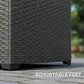 67-Gallon Rattan Deck Box with Waterproof Liner