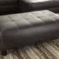 Nokomis - Charcoal - Oversized Accent Ottoman