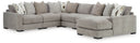 6 Pc. Right Arm Facing Corner Chaise Sectional