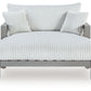 Hurley Park - Gray - Chaise Lounge With Cushion