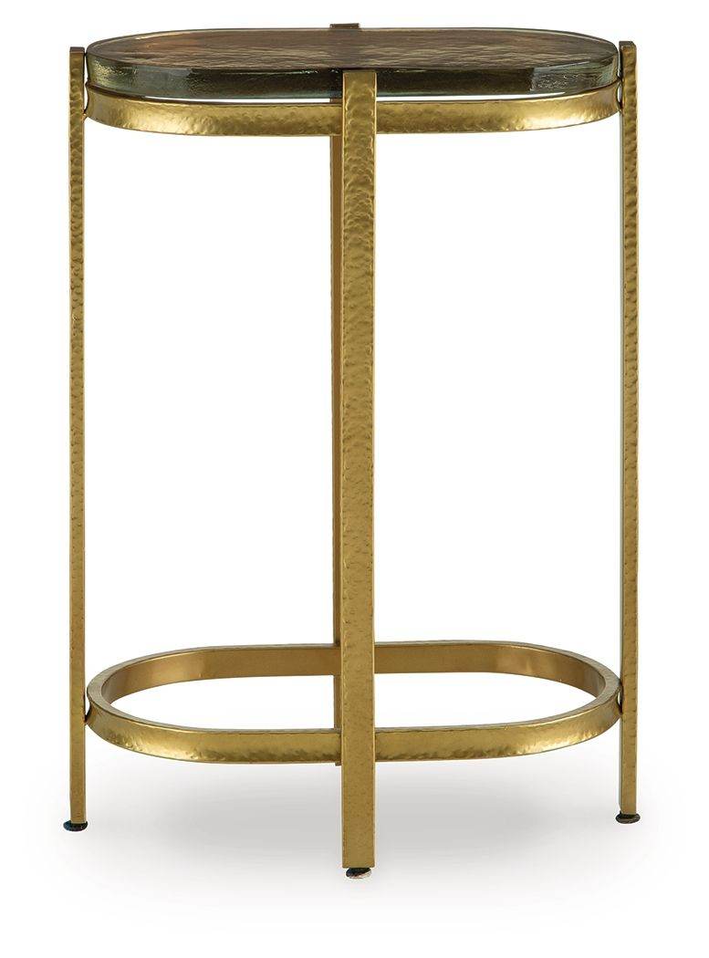 Porterville - Gold Finish - Accent Table - Forward Furniture