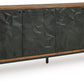 Dorannby - Black / Brown - Accent Cabinet