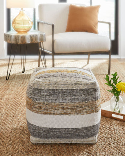 Josalind - Multi - Pouf - Forward Furniture