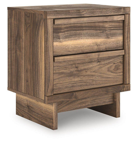 Chirason - Brown - Two Drawer Night Stand - Forward Furniture