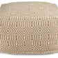 Adamont - Tan / Ivory - Pouf