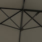 8.5FT Light Grey Roma Cantilever Parasol with Cross Base