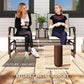 Patio Glider Rocking Chair 2 Person Outdoor Loveseat Rocker Garden Furniture Bench, Black