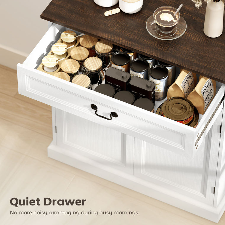 32" Farmhouse Sideboard with Drawer