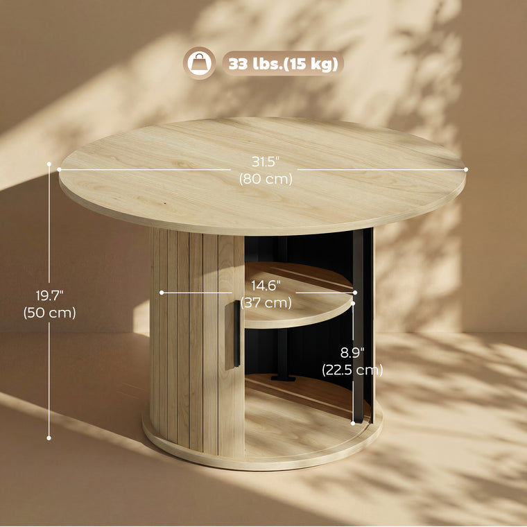 31.5" Round Coffee Table