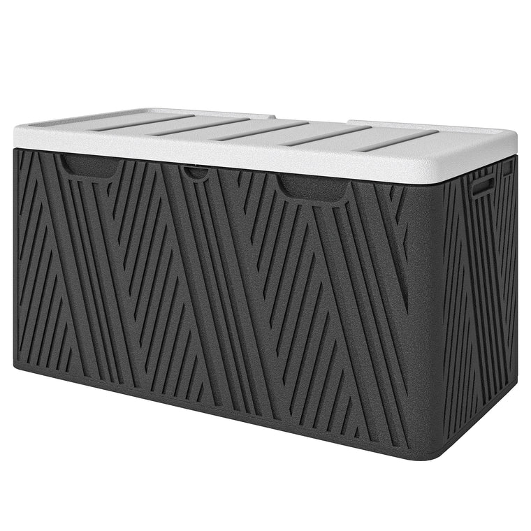 100 Gallon HDPE Deck Box with Lockable Lid