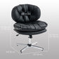 Computer Desk Chair, Armless Office Chair with Wide Padded Seat and Adjustable Height, Black
