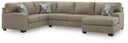3 Pc. Right Arm Facing Chaise Sectional