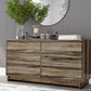 Shallifer - Brown - Six Drawer Dresser