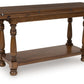 Sturlayne - Brown - Flip Top Sofa Table