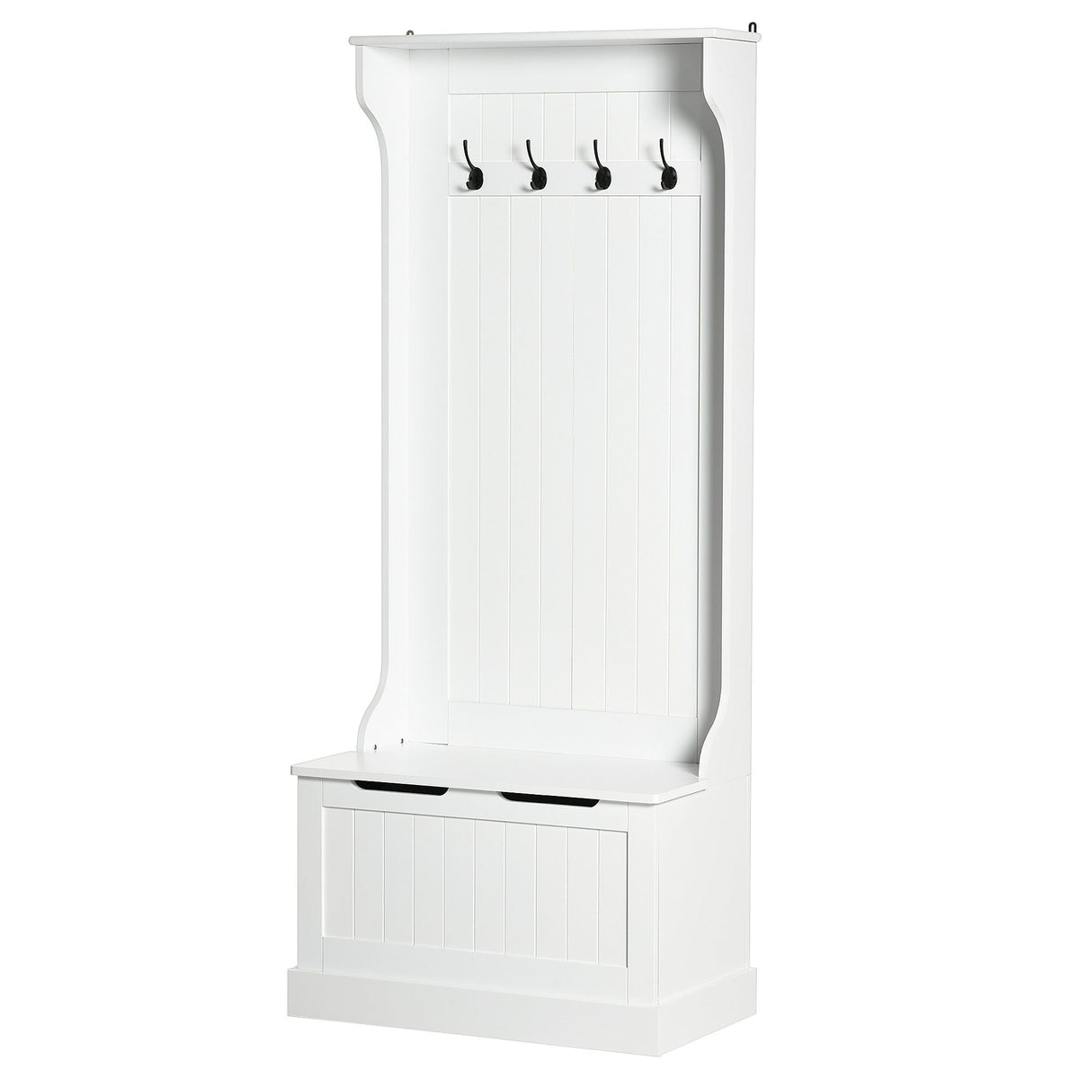 4-in-1 Hall Tree with Shoe Storage and Bench