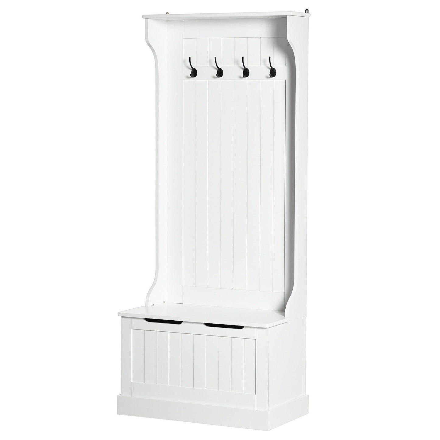 4-in-1 Hall Tree with Shoe Storage and Bench