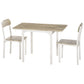 Foldable Drop-Leaf Dining Table Set for 2 - Natural
