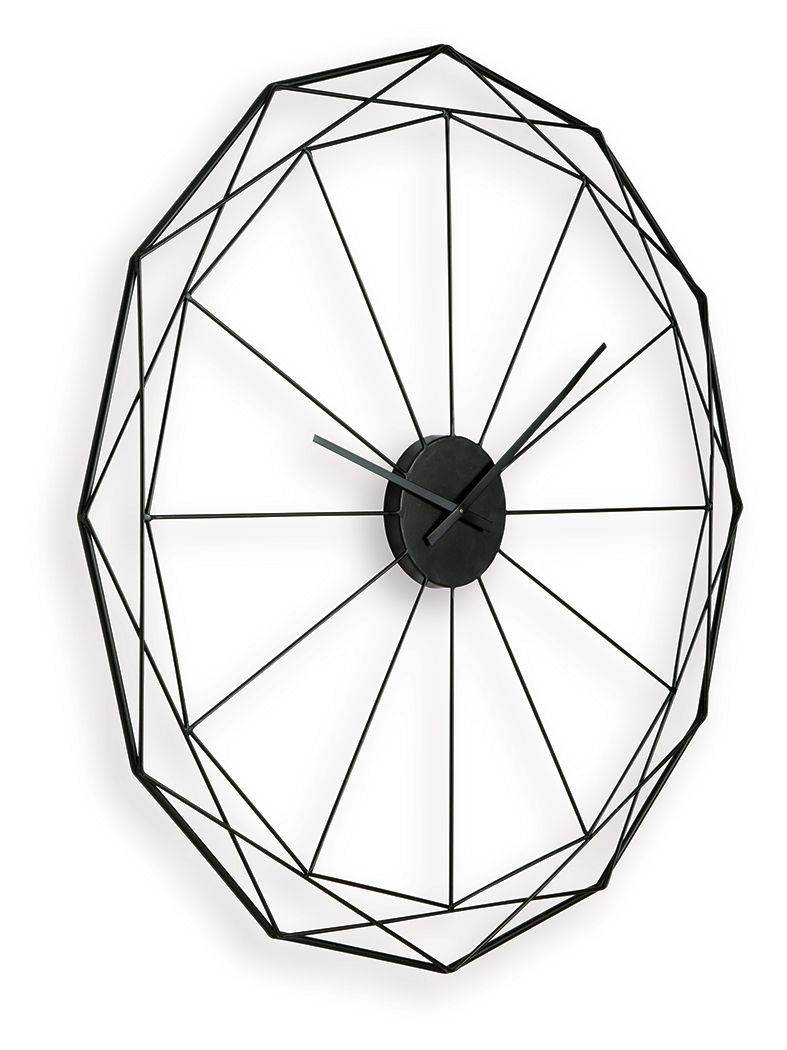 Arkthorne - Black - Wall Clock - Forward Furniture
