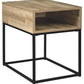 Gerdanet - Natural - Rectangular End Table