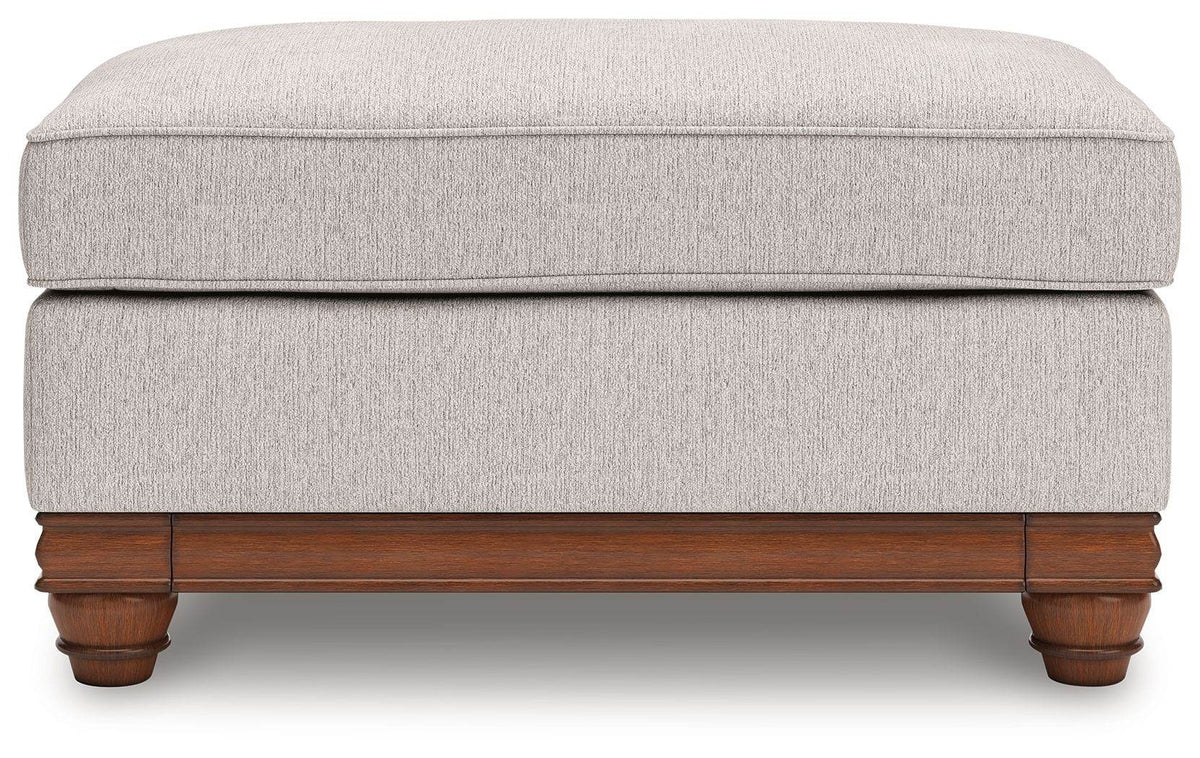 Clearbrooke - Sandstone - Ottoman - Forward Furniture