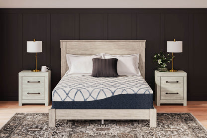 12 Inch Chime Elite 2.0 - White / Blue - California King Mattress - Forward Furniture