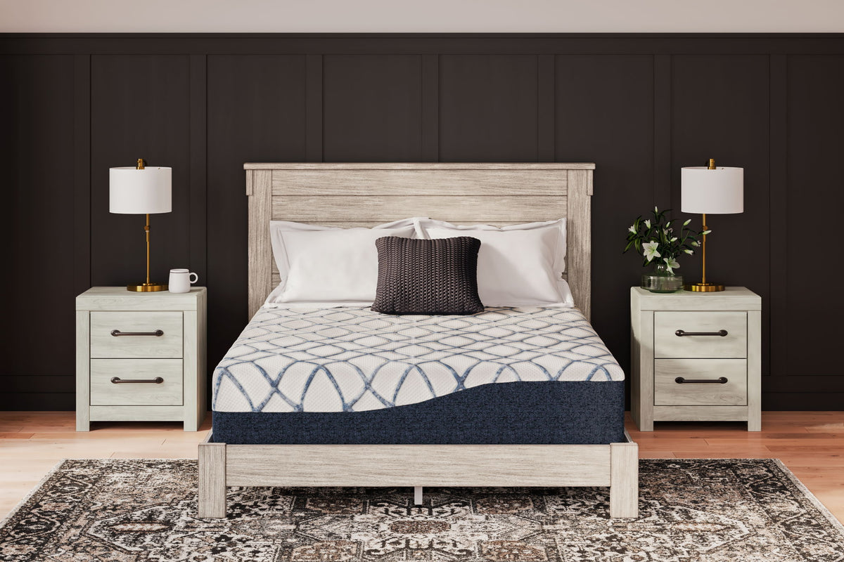 12 Inch Chime Elite 2.0 - Full Mattress - White / Blue