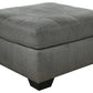 Pitkin - Slate - Oversized Accent Ottoman