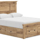 Makidern - Panel Storage Bed