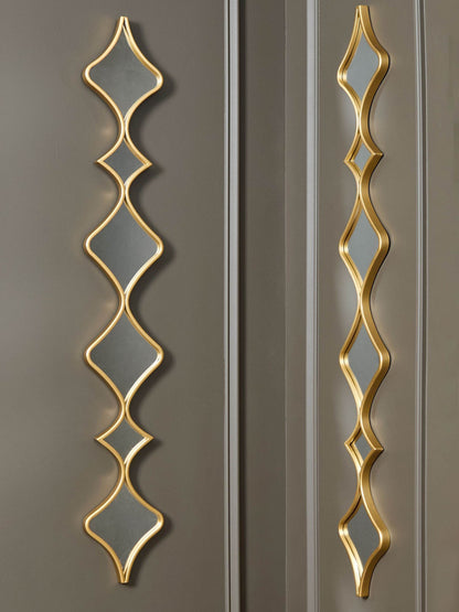 Harriswood - Gold Finish - Accent Mirror Set (Set of 2) - Forward Furniture