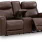 Gravier - Power Reclining Loveseat With Console / Adjustable Headrest - Cordova