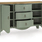 Actonville - Accent Cabinet - Antique Green