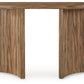 Austanny - Warm Brown - Sofa Table