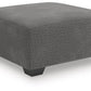 Clarington - Oversized Accent Ottoman - Greystone