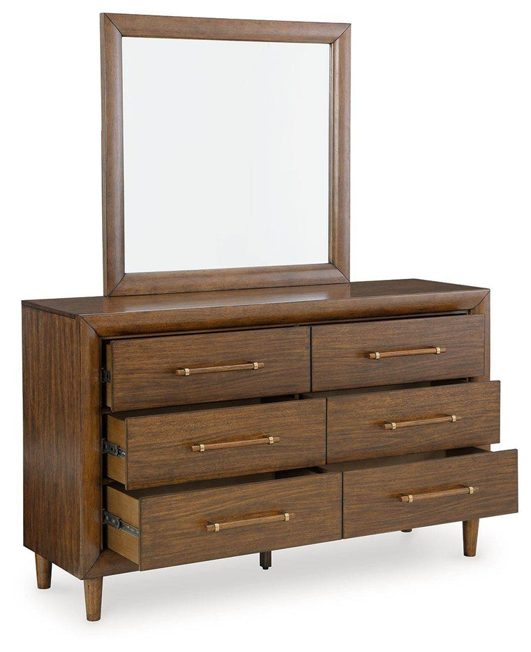 Lyncott - Brown - Dresser And Mirror - Forward Furniture