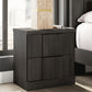 Shaehartin - Two Drawer Night Stand - Dark Brown
