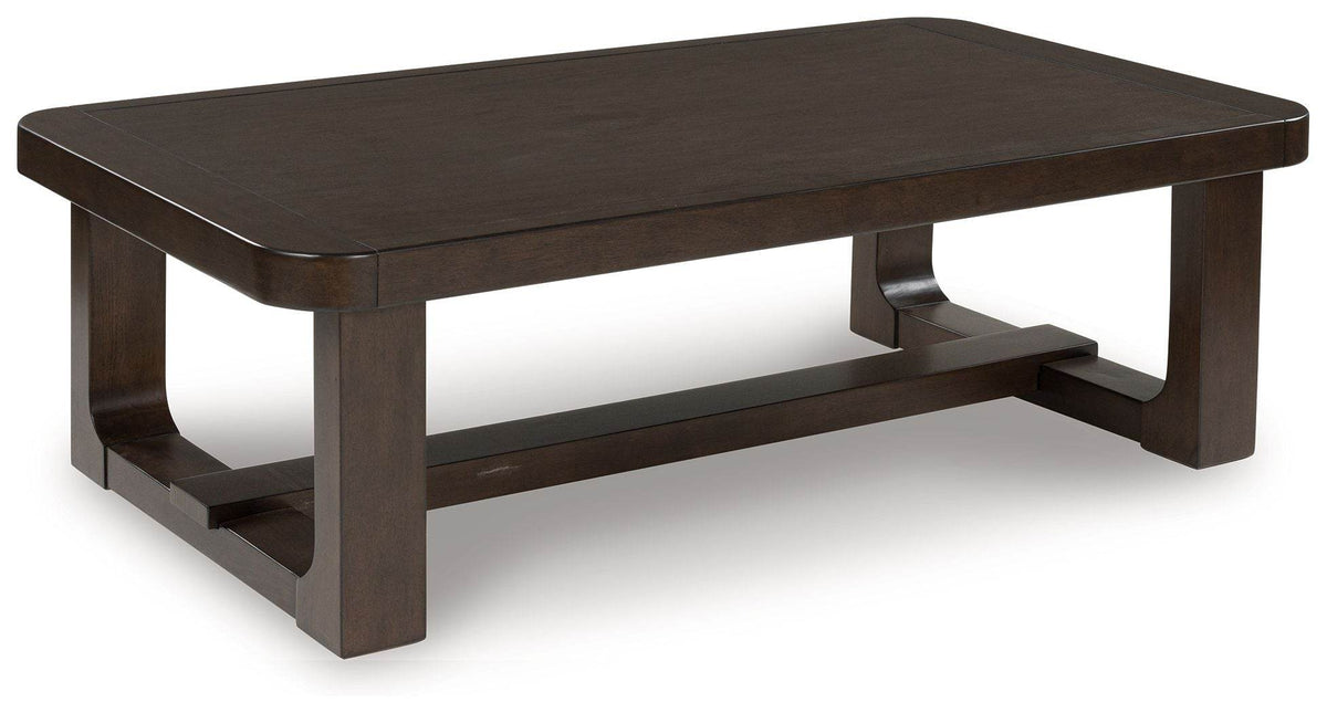 Breckington - Rectangular Cocktail Table - Dark Brown