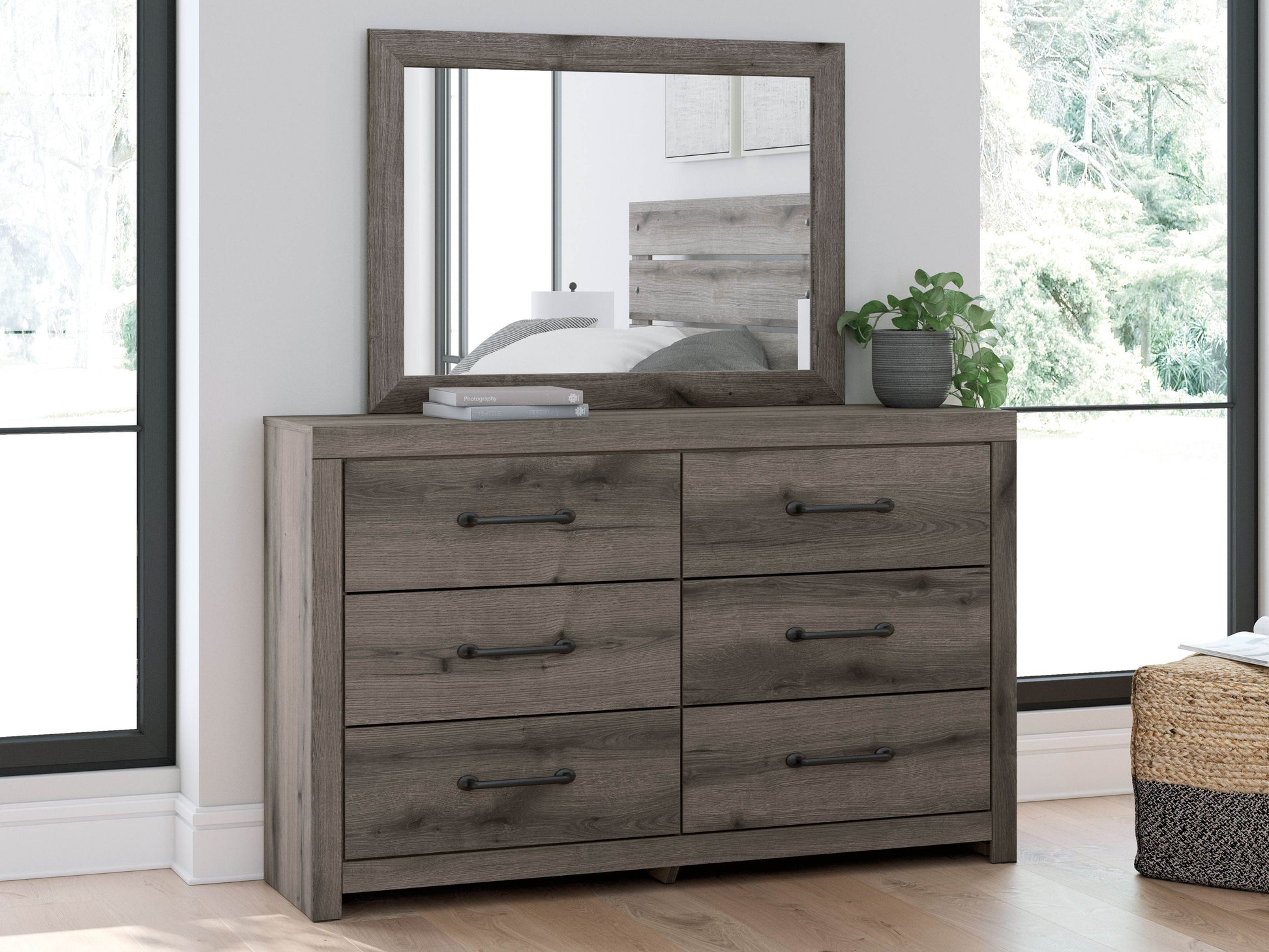 Graystorm - Brown Gray - Dresser And Mirror - Forward Furniture