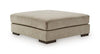 Linenhause - Oversized Accent Ottoman - Dune