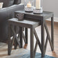 Emerdale - Gray - Accent Table Set (Set of 2)