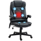 Executive Heated Massage Office Chair, Reclining - Black
