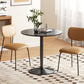 Round Dining Table for 2 with Steel Base
