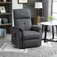 Power Lift Chair Electric Recliner Sofa for Elderly with Remote Control & Side Pocket for Living Room, Grey