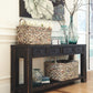 Gavelston - Black - Sofa Table