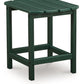 Sundown Shores - Rectangular End Table - Green