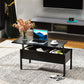 39" Lift-Top Coffee Table with Hidden Storage - Black