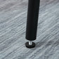 Bar Stools Set of 2, Upholstered Counter Height Bar Chairs, Kitchen Stools with Steel Legs