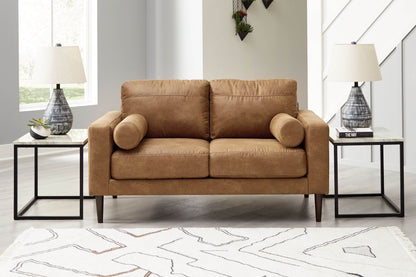 Telora - Caramel - Loveseat - Forward Furniture