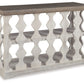 Havalance - Console Sofa Table - Gray / White