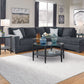 Altari - Right Arm Facing Corner Chaise With Sleeper 2 Pc Sectional - Slate